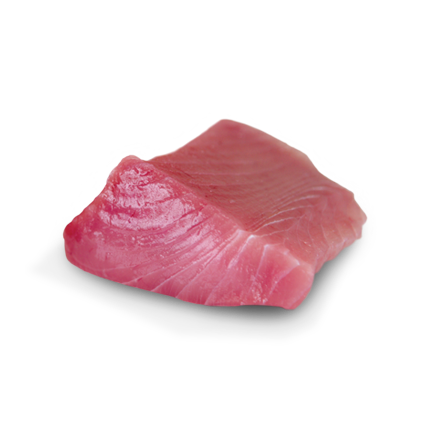 Raw Ahi tuna fillet by Sapmer