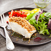 Chilean seabass covered with crumble recipe by sapmer